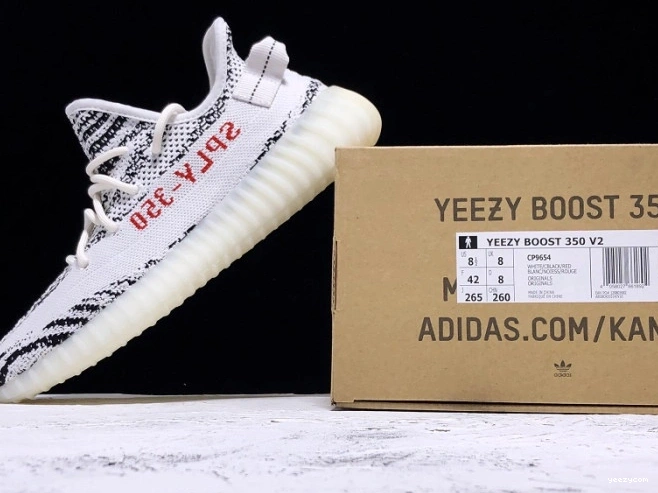 White Black V2 Zebra Adidas 350 CP9654 Boost Yeezy 0805